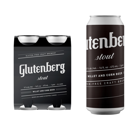 Glutenberg Stout Gluten Free 4pk 16oz Can