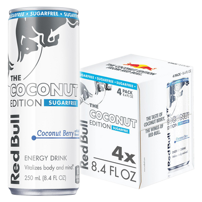 Red Bull Energy Sugar Free Coconut Berry 4pk 8.4oz
