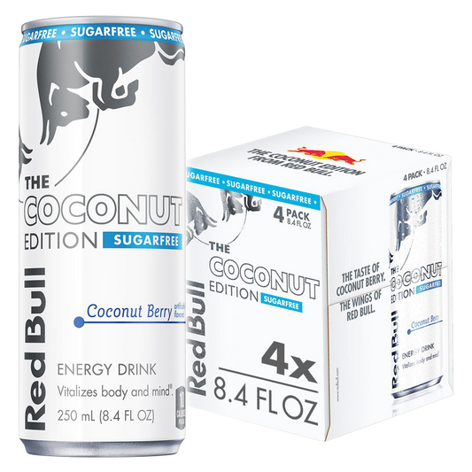 Red Bull Energy Sugar Free Coconut Berry 4pk 8.4oz