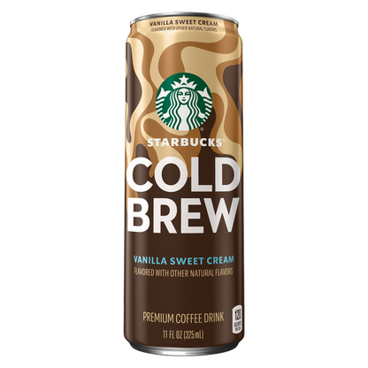 Starbucks Vanilla Sweet Cream Cold Brew 11oz Can