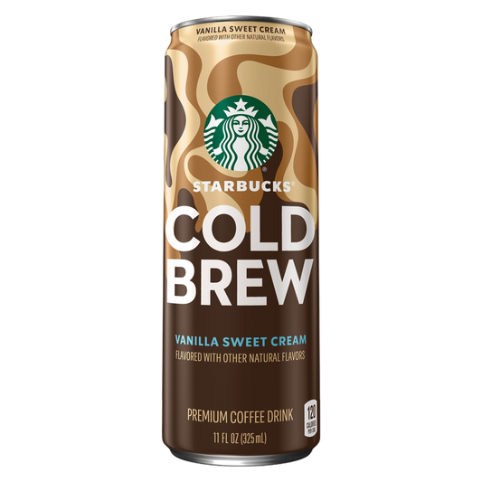 Starbucks Vanilla Sweet Cream Cold Brew 11oz Can