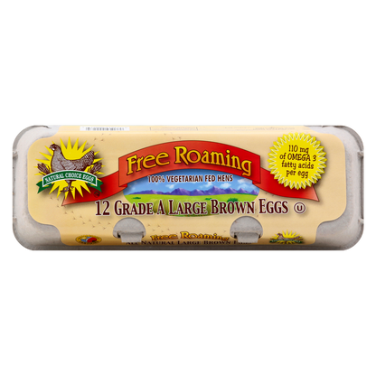 Natural Choice Free Range Grade A Large Brown Eggs - 12ct