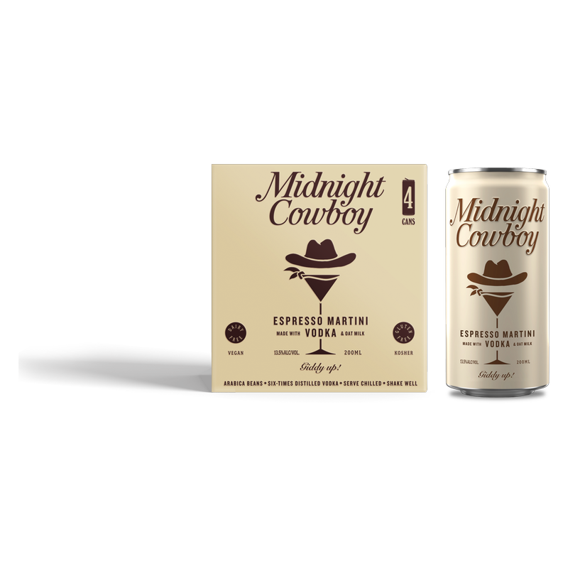 Midnight Cowboy Espresso Martini 4pk 200ml Can
