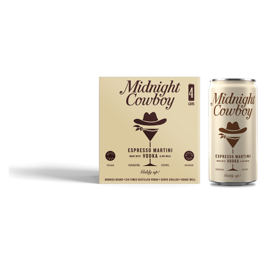 Midnight Cowboy Espresso Martini 4pk 200ml Can