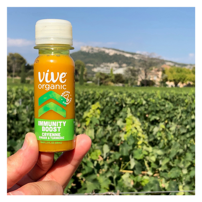 Vive Organic Immunity Boost Cayenne, Ginger & Turmeric Shot 2oz Btl