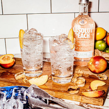 ABSOLUT Peach Flavored Vodka 750ml (76 Proof)