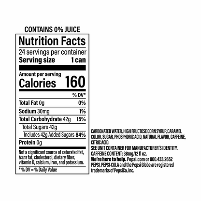 Pepsi Wild Cherry 24pk 12oz Can