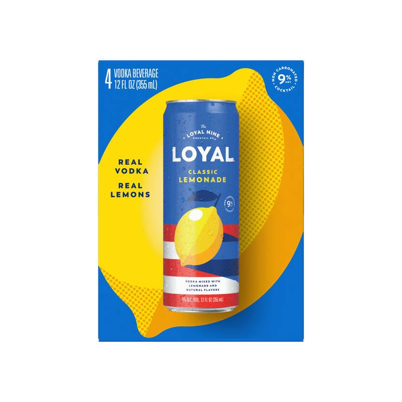 Loyal 9 Original Lemonade 4pk 12oz 9% ABV