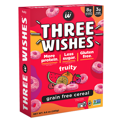 Three Wishes Grain Free Cereal Fruity 8.6oz