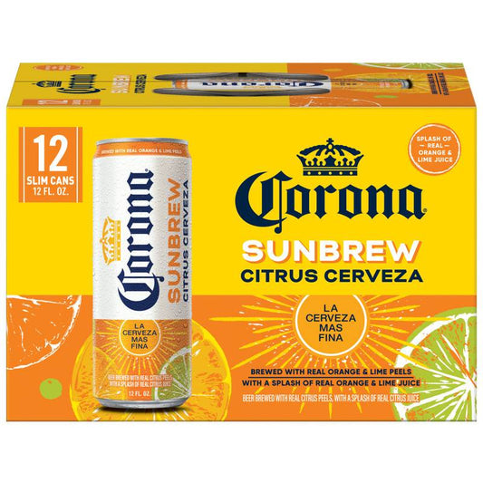 Corona Sunbrew Citrus Cerveza 12pk 12oz Can