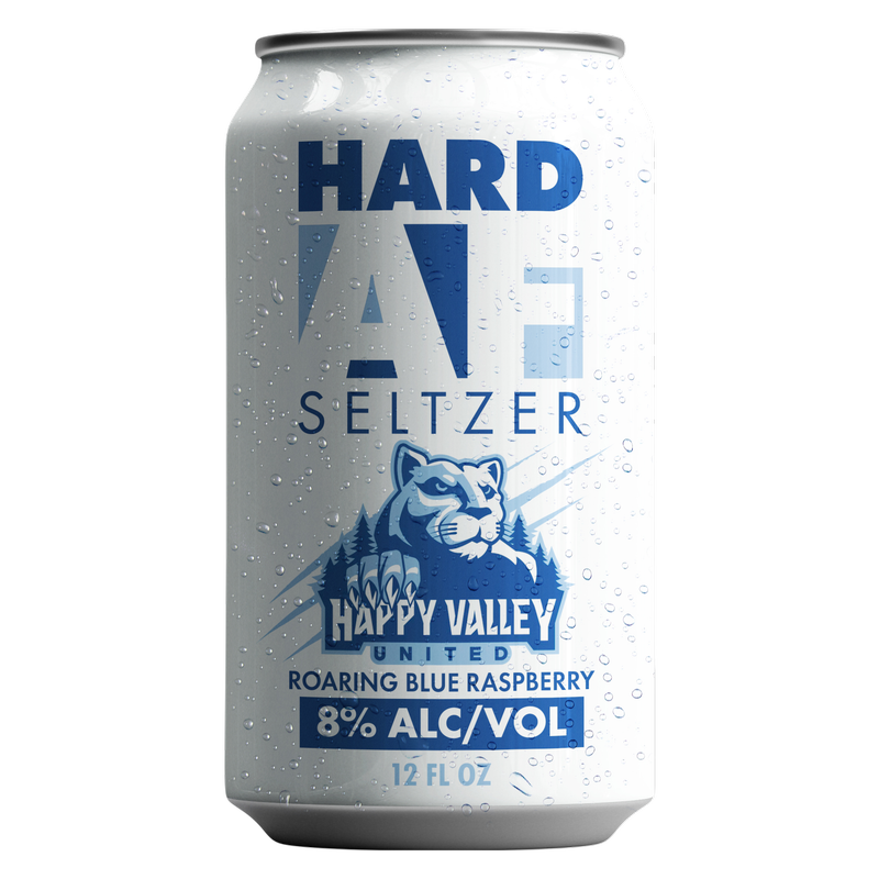 Hard AF PSU Blue Roaring Raspberry Seltzer 6pk 12oz Can 8% ABV