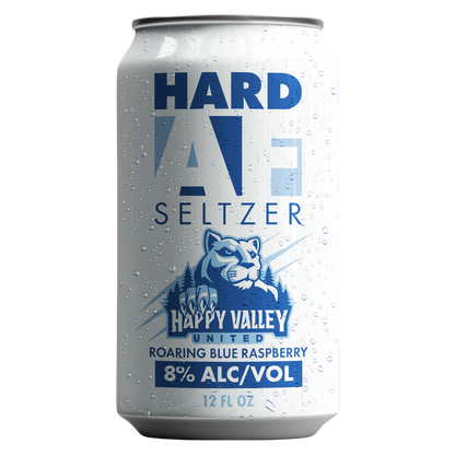 Hard AF PSU Blue Roaring Raspberry Seltzer 6pk 12oz Can 8% ABV