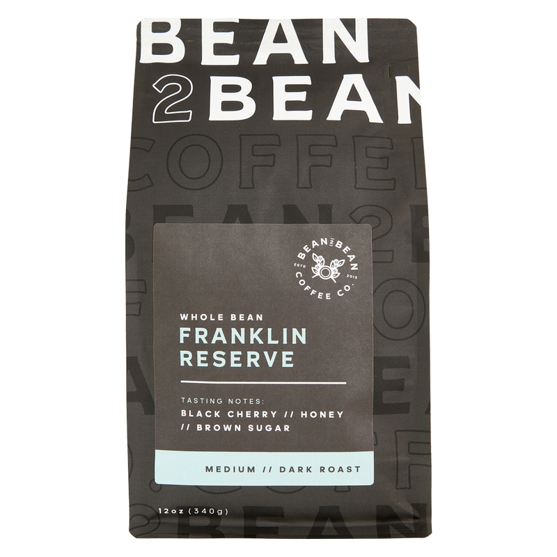Franklin Reserve Coffee 12oz Bag Whole Bean