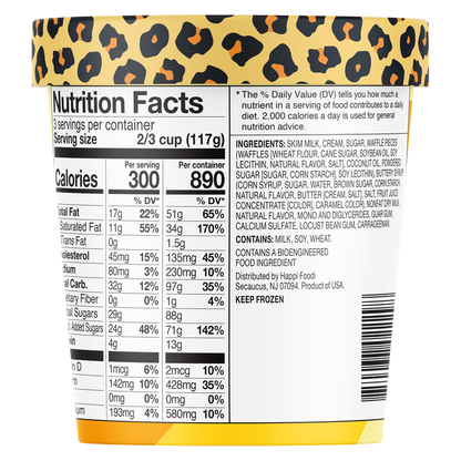 Dr. Bombay Syrupy Waffle Sundaze Ice Cream Pint