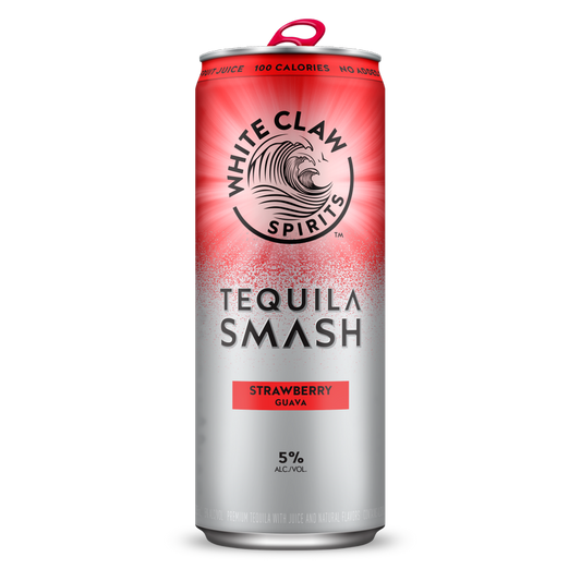 White Claw Tequila + Soda Smash Strawberry Guava 12oz Can 4.5% ABV