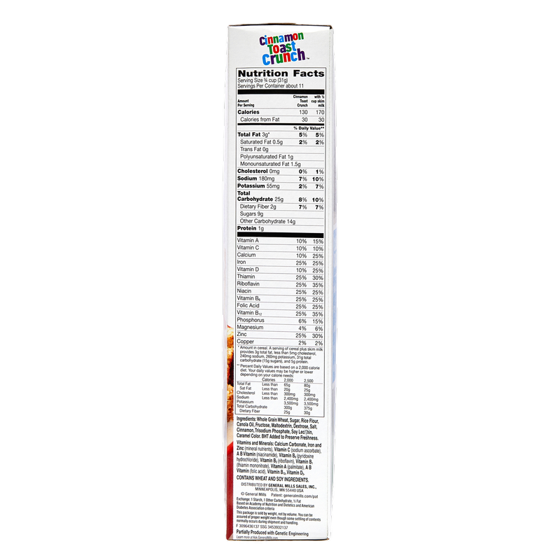 General Mills Cinnamon Toast Crunch Cereal 12oz
