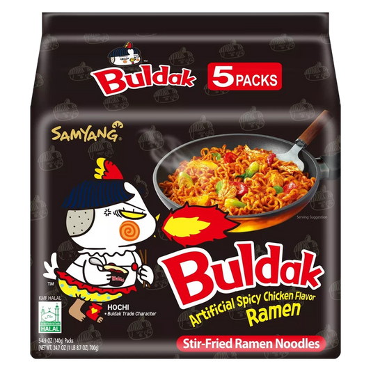 Buldak Samyang Spicy Chicken Original Ramen, 5ct.