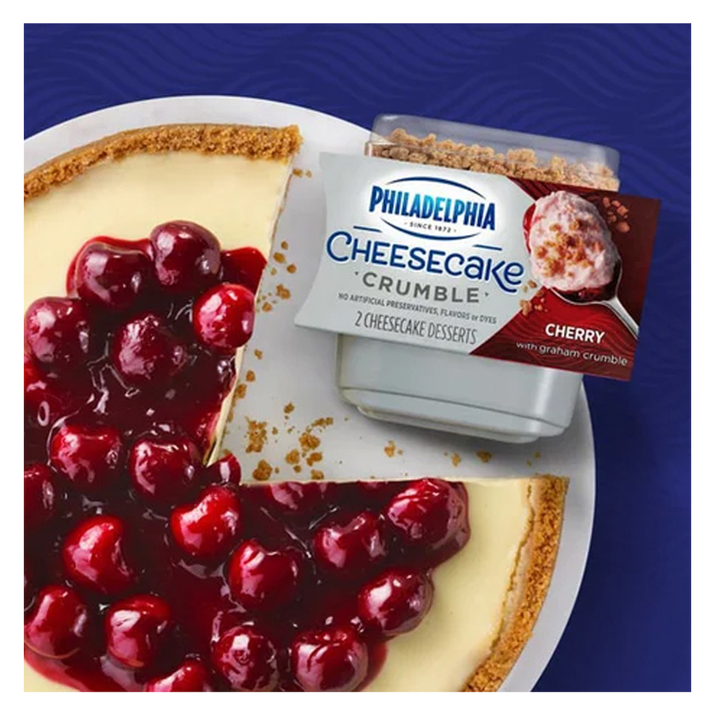 Philadelphia Cherry Cheesecake Crumble - 2ct/6.6oz