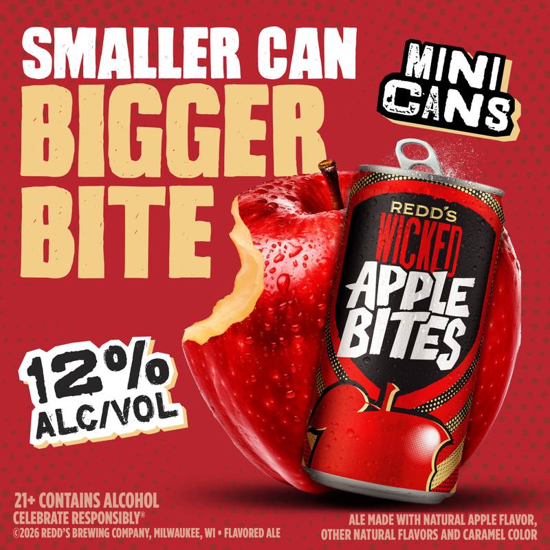 Redd's Wicked Apple Bites 12pk 7.5oz Can 12% ABV