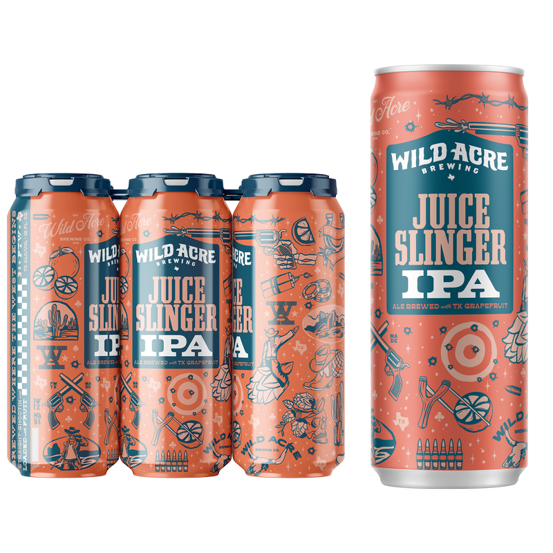 Wild Acre Juice Slinger Grapefruit IPA 6pk 12oz Can 7% ABV