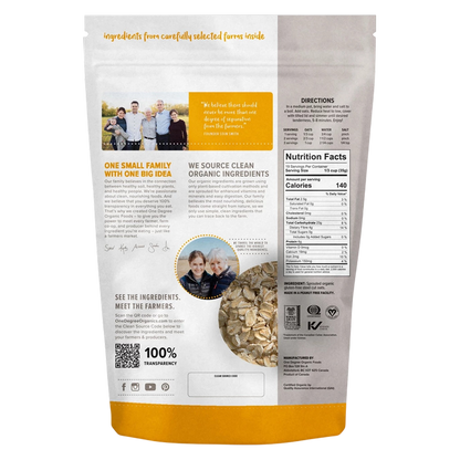 One Degree Organic Foods Sprouted Rolled Oats, 24oz.
