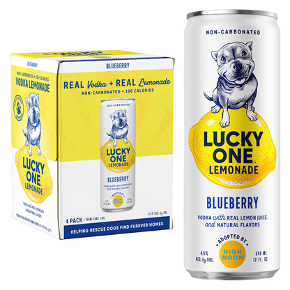 Lucky One Blueberry Lemonade 4pk 12oz Can