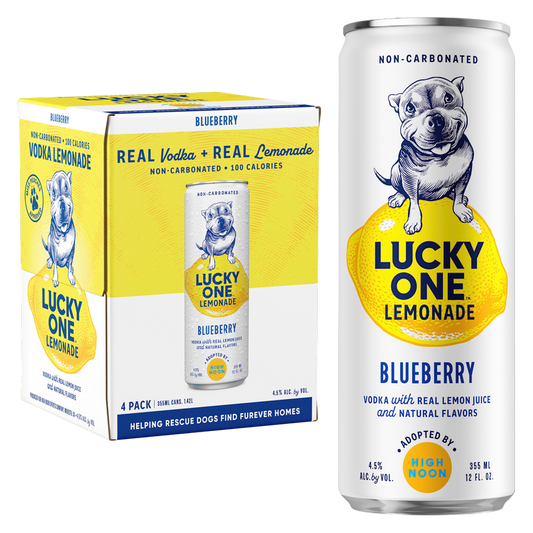Lucky One Blueberry Lemonade 4pk 12oz Can