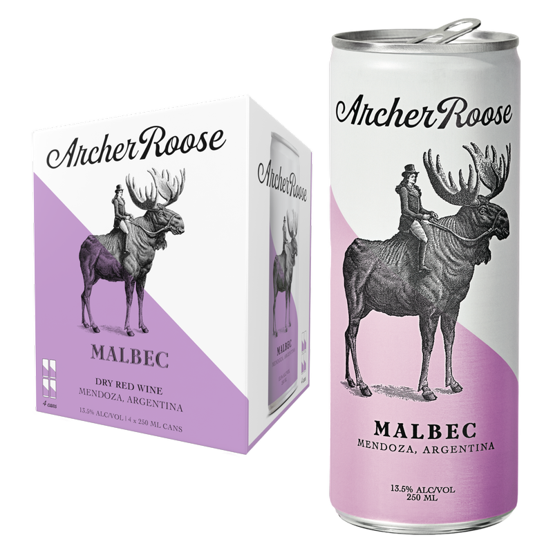 Archer Roose Wines Malbec 4pk 250ml Cans