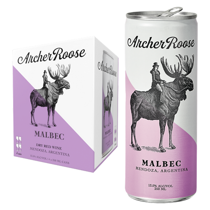 Archer Roose Wines Malbec 4pk 250ml Cans