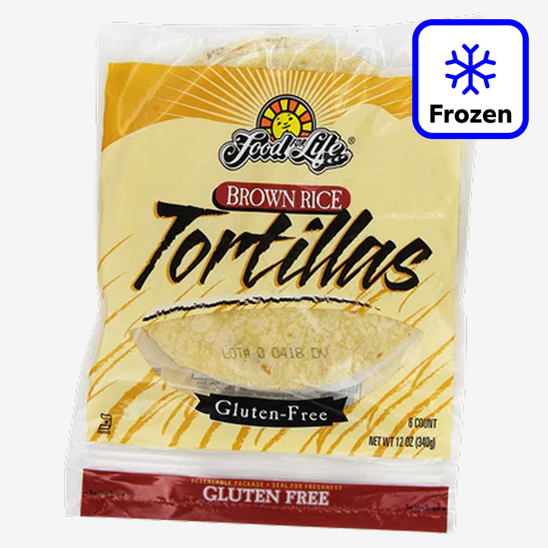 Food for Life Frozen Gluten Free Brown Rice Tortillas - 6ct/12oz