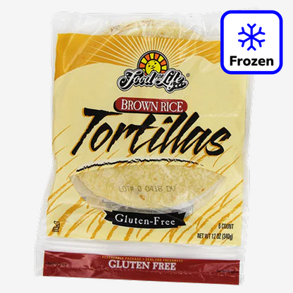 Food for Life Frozen Gluten Free Brown Rice Tortillas - 6ct/12oz