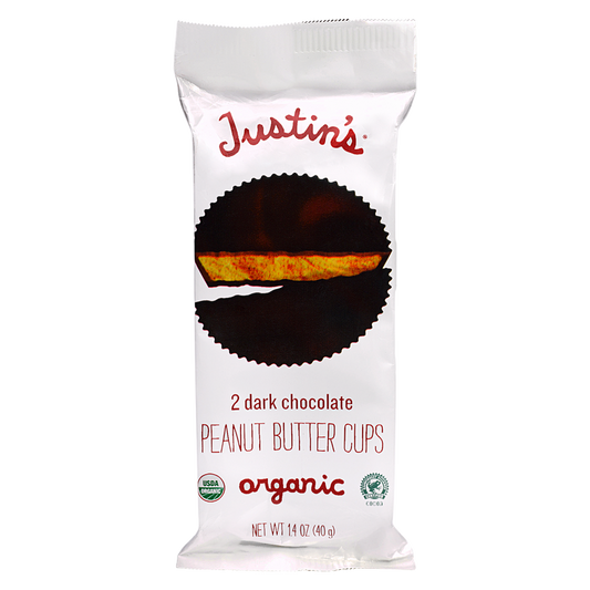 Justin's Organic Dark Chocolate Peanut Butter Cups 2ct
