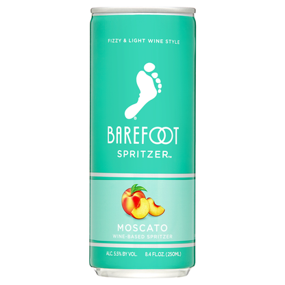 Barefoot Refresh Moscato Spritzer 4pk 250ml Can