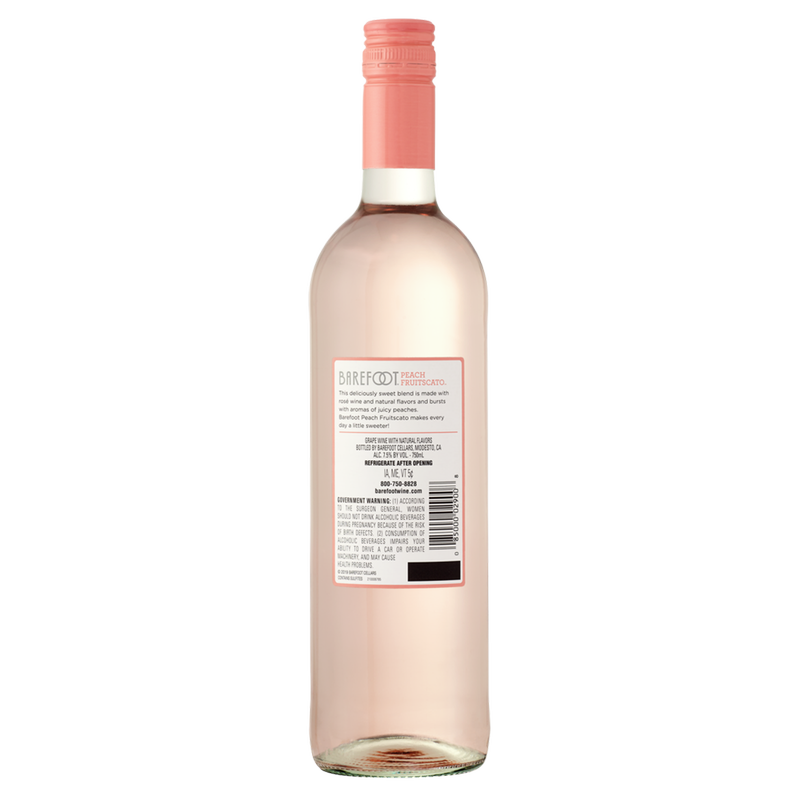 Barefoot Fruitscato Peach 750 ml