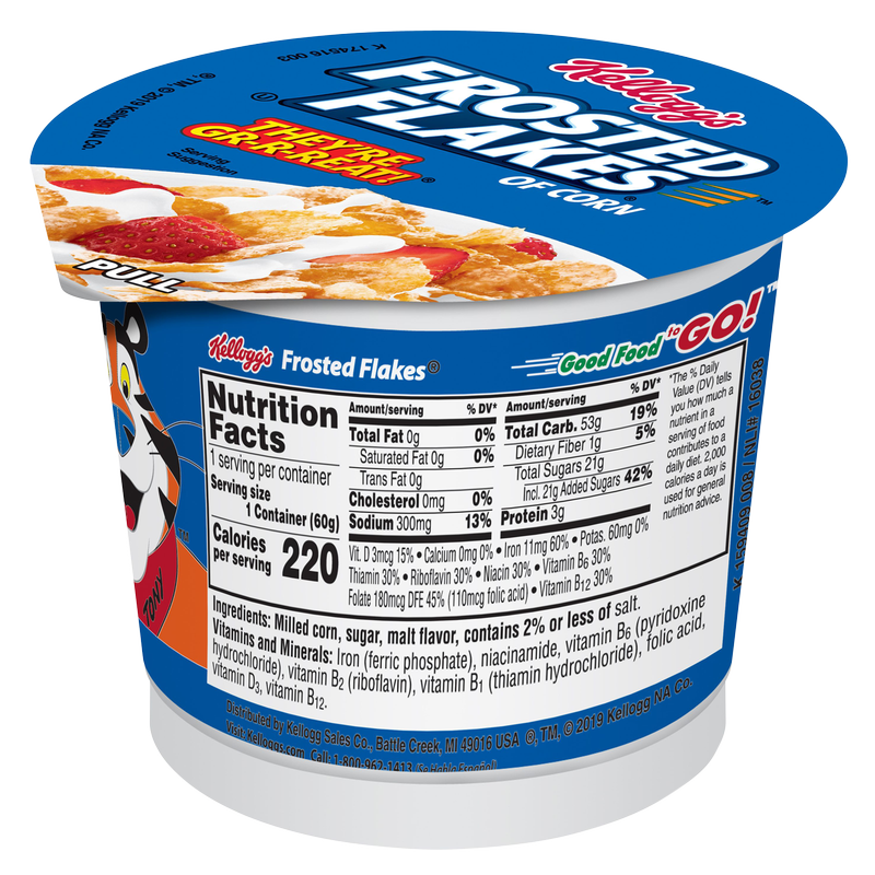 Kellogg's Frosted Flakes Cereal 2.1oz