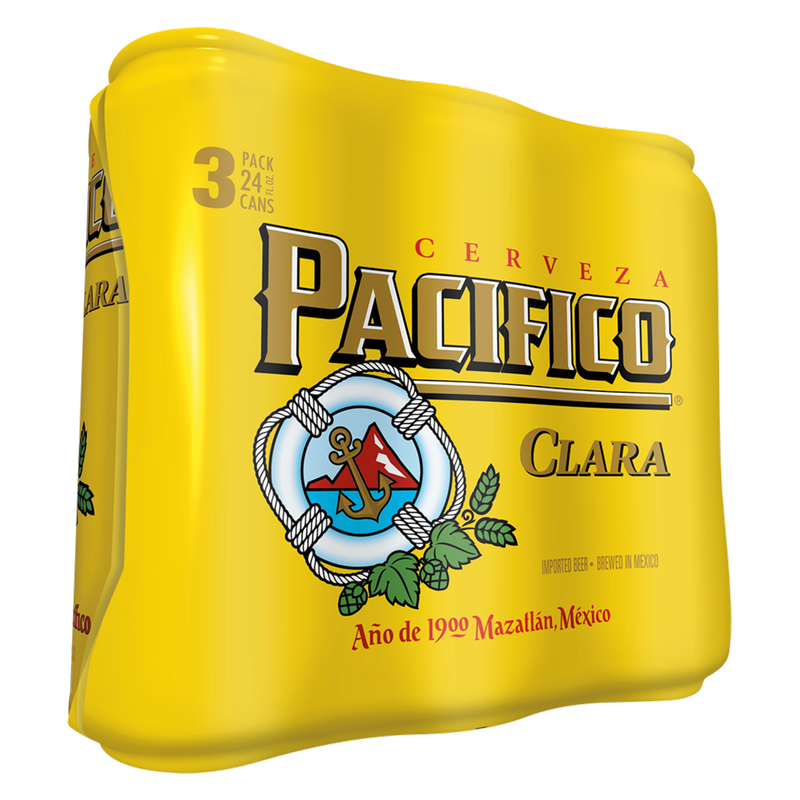 Pacifico 3pk 24oz Can 4.4% ABV