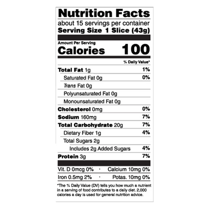Rudi's Organic Multigrain Oat Bread - 22oz