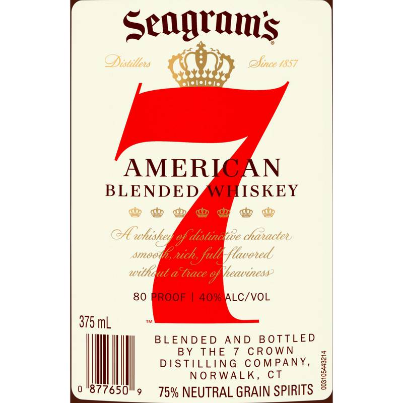 Seagram's 7 Whiskey 375ml