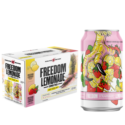 Revolution Brewing Freedom Lemonade Combo Pack 12pk 12oz Can 4.5% ABV