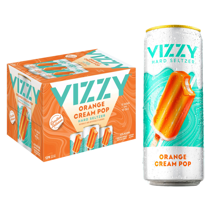 Vizzy Orange Cream Pop 12pk 12oz Can 4.5% ABV