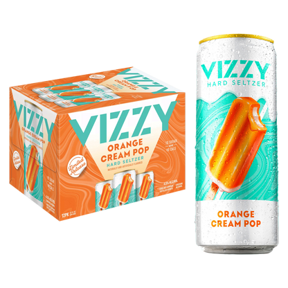 Vizzy Orange Cream Pop 12pk 12oz Can 4.5% ABV