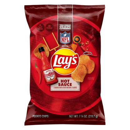 Lay's Potato Chips Hot Sauce 7.75oz