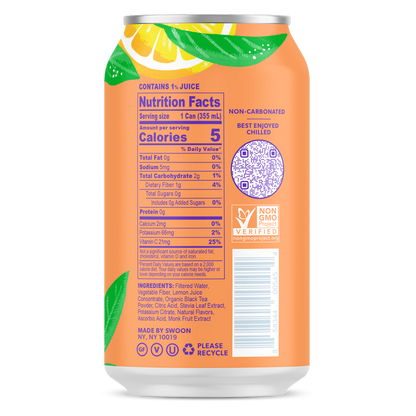 Swoon Zero Sugar Half & Half Lemonade 12oz Can
