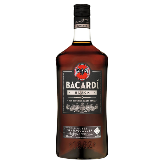 Bacardi Black Rum 1.75L (80 Proof)