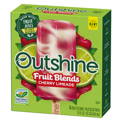 Outshine Cherry Limeade Frozen Fruit Bars, 6ct