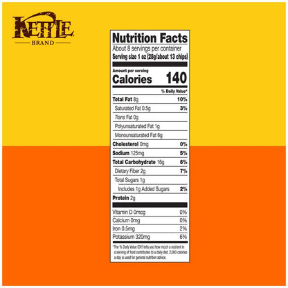 Kettle Brand Backyard Barbeque Potato Chips 8.5oz