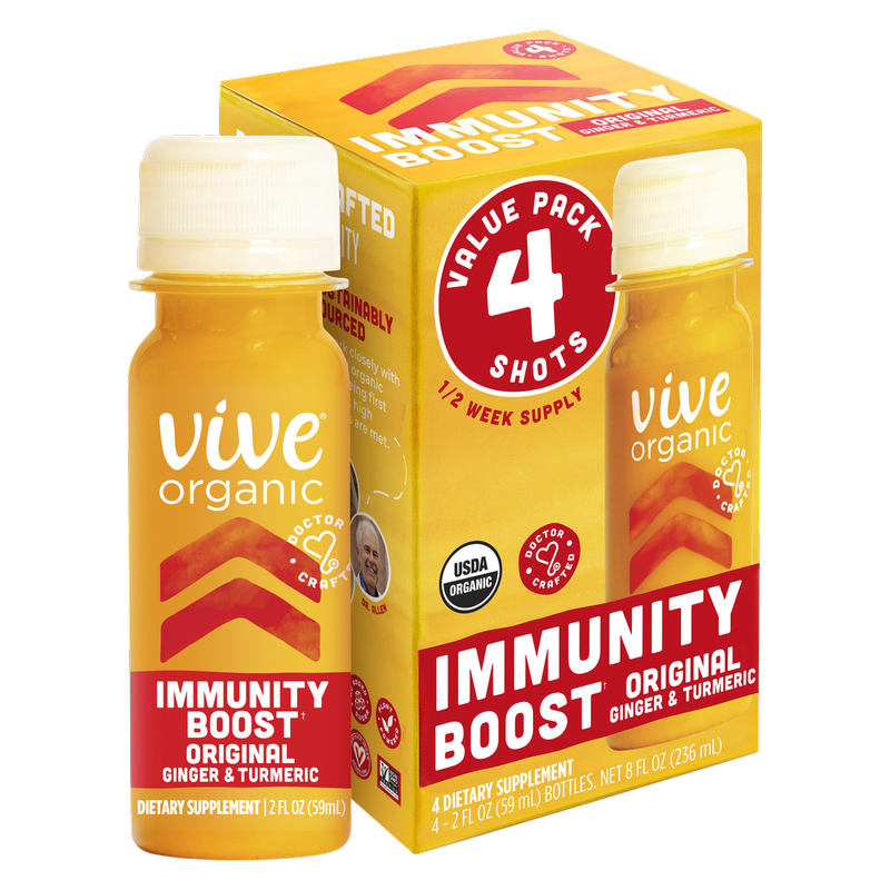 Vive Organic Immunity Boost Original 4pk 2oz Btl