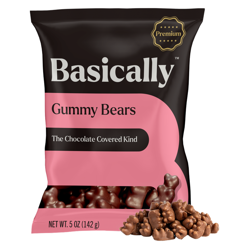 Basically Chocolate Covered Gummy Bears, 5oz