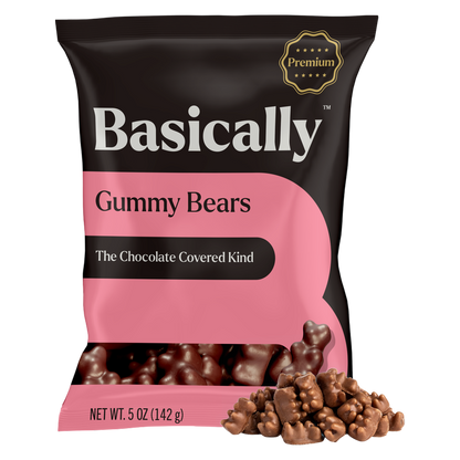 Basically Chocolate Covered Gummy Bears, 5oz