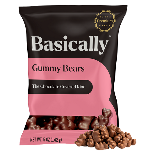 Basically Chocolate Covered Gummy Bears, 5oz